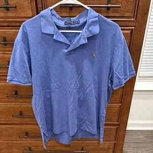 Polo by Ralph Lauren Men's Classic Blue Polo Shirt